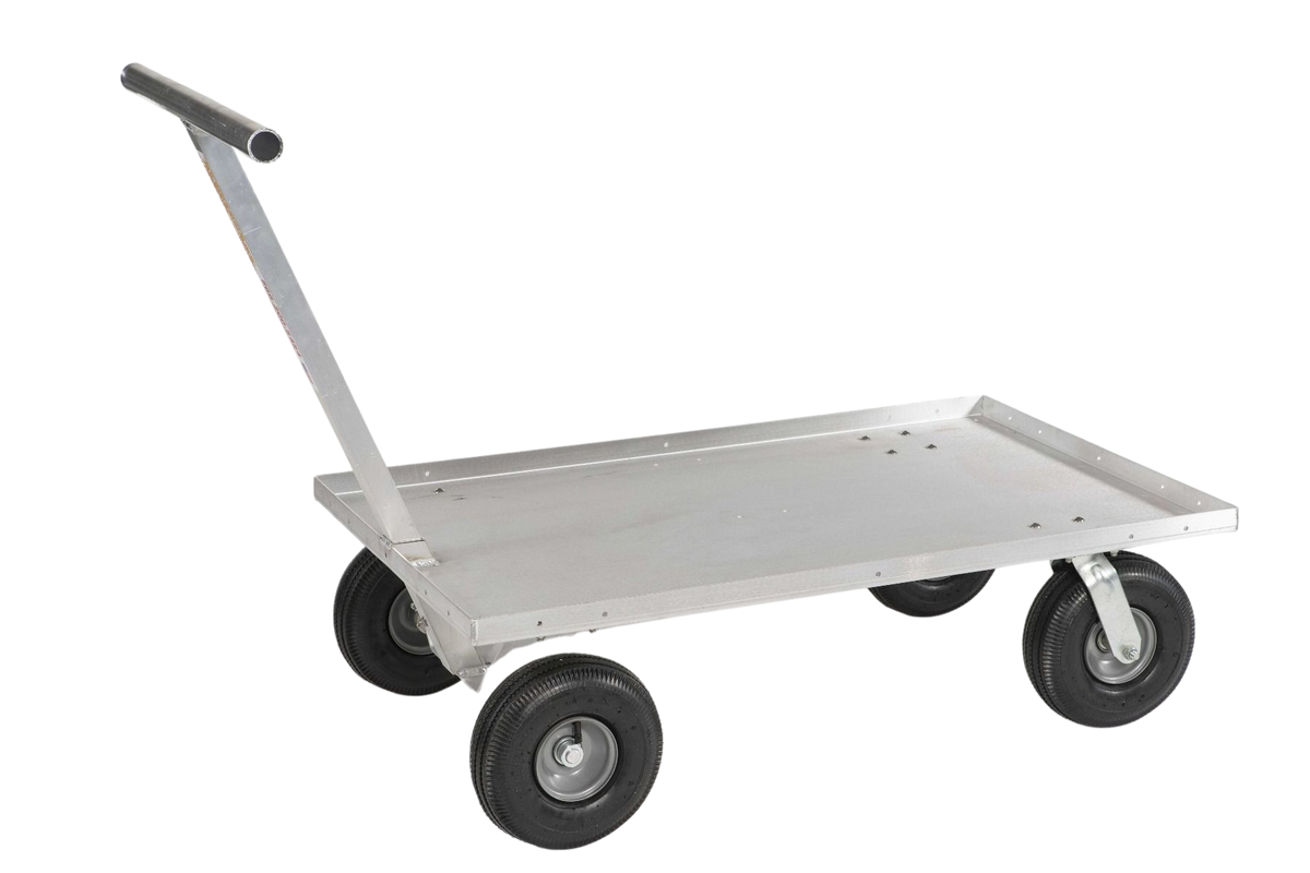 Alumacart Push Wagon 45 Inch 800 Pound Capacity Wagon New
