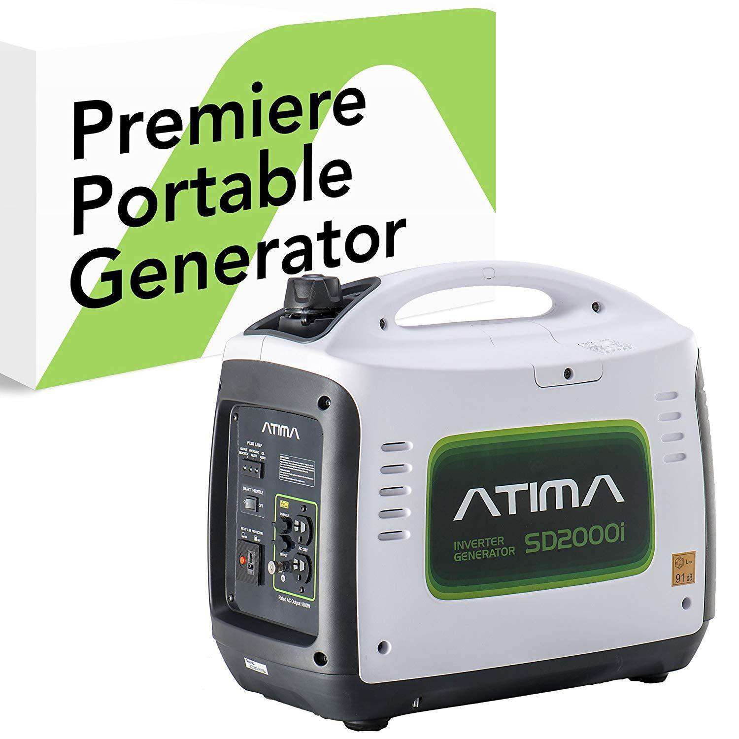 Atima SD2000i 1600W/2000W Engine Portable Gas Inverter Generator New