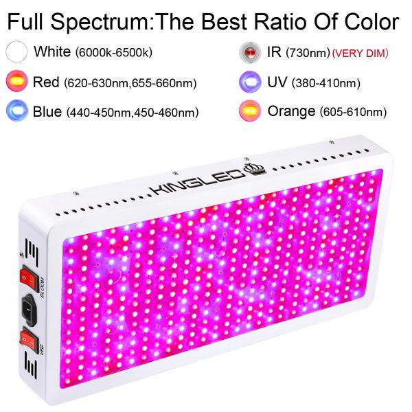 KINGPLUS 4000W Double Chips LED Grow Light Full Spectrum for Greenhouse and Indoor Plant Flowering Growing New