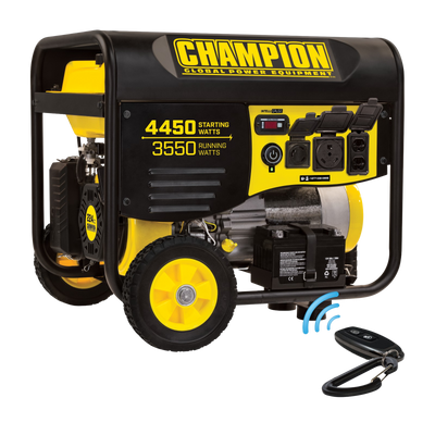 Champion 100433R 3550W/4450W Remote Start Portable Gas Generator Manufacturer RFB