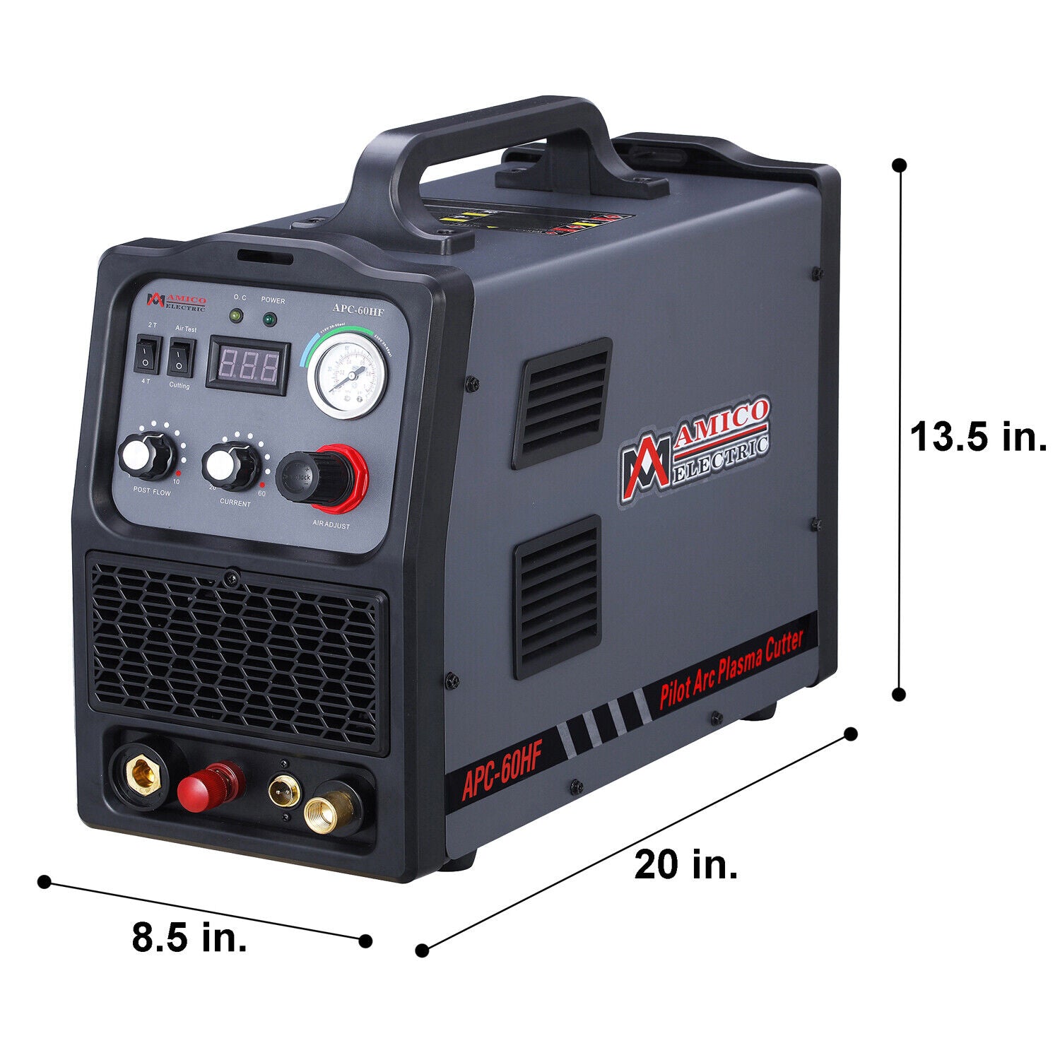 Amico Electric APC-60HF 100~250V Wide Voltage 1.0 inch Clean Cut 60 Non-touch Pilot Arc Plasma Cutter New