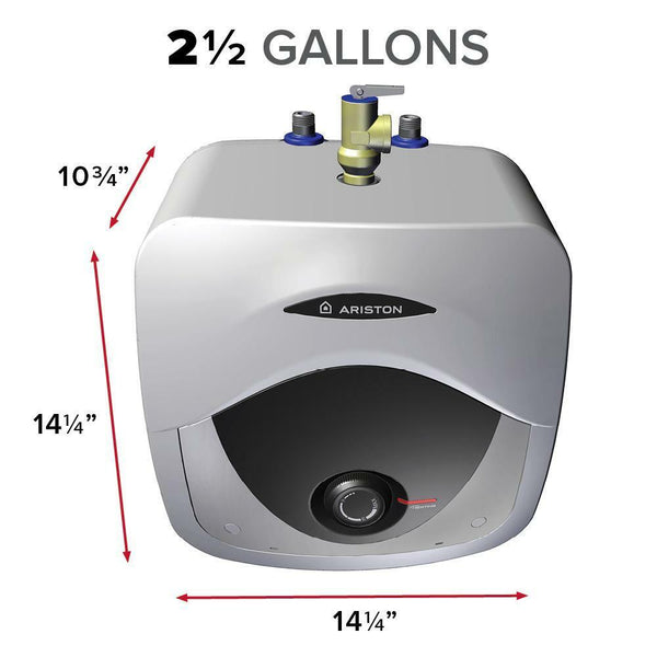 Ariston ANDRIS RS 2.5U 1.4KW 2.5 Gallon 120-Volt Corded Point of Use M ...