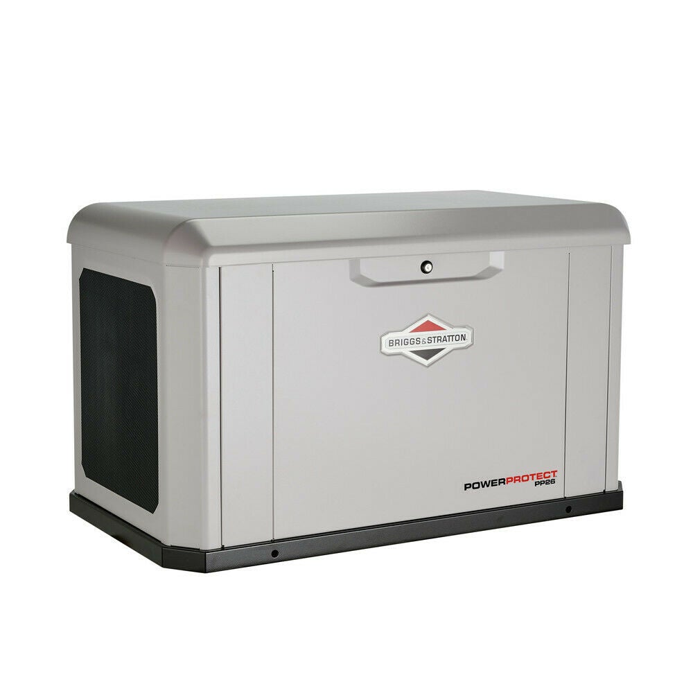 Briggs & Stratton 040678 Power Protect 26kW Standby Generator W/ 200 A ...