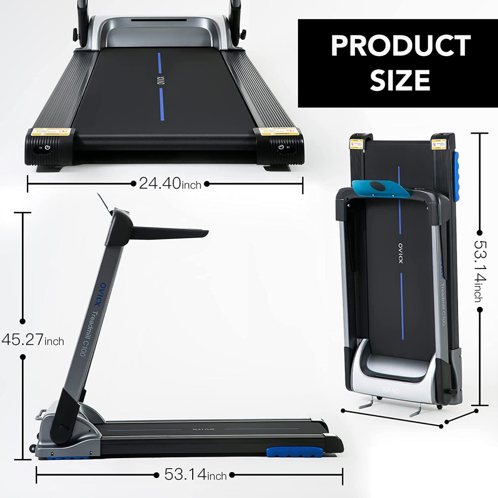OVICX Flex Treadmill with Bluetooth Connectivity New