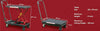 Pake Handling Tools PAKLT01 Hydraulic Manual Scissor Lift Table 500lb Capacity 28" x 18" Platform New