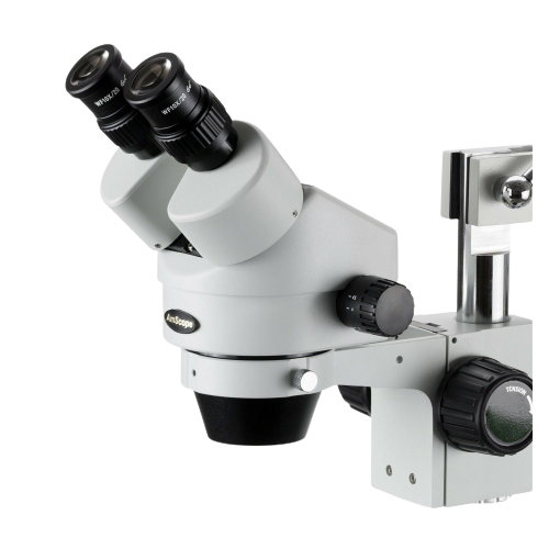 Amscope SM-4BZ 3.5X - 90X Binocular Stereo Zoom Microscope with Double Arm Boom Stand New