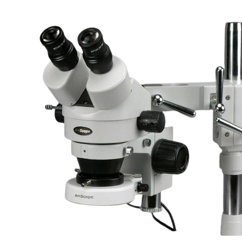 Amscope SM-4BZ-80S 3.5X - 90X Zoom Magnification Circuit Inspection Stereo Microscope with 80 LED Light New