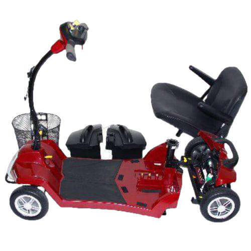 Shoprider 7A Escape 4-Wheel Portable Mobility Scooter New Red