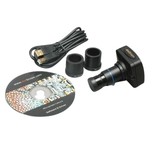 Amscope SM-3T-54S-3M 7X - 45X Trinocular LED Boom Stand Stereo Zoom Microscope Plus 3MP Camera New