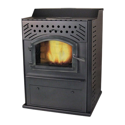 Magnum Winchester 40,000 BTU's Pedestal Corn Stove Black New