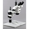 Amscope SM-1TZ 3.5X - 90X Trinocular Inspection Microscope with Super Large Stand New