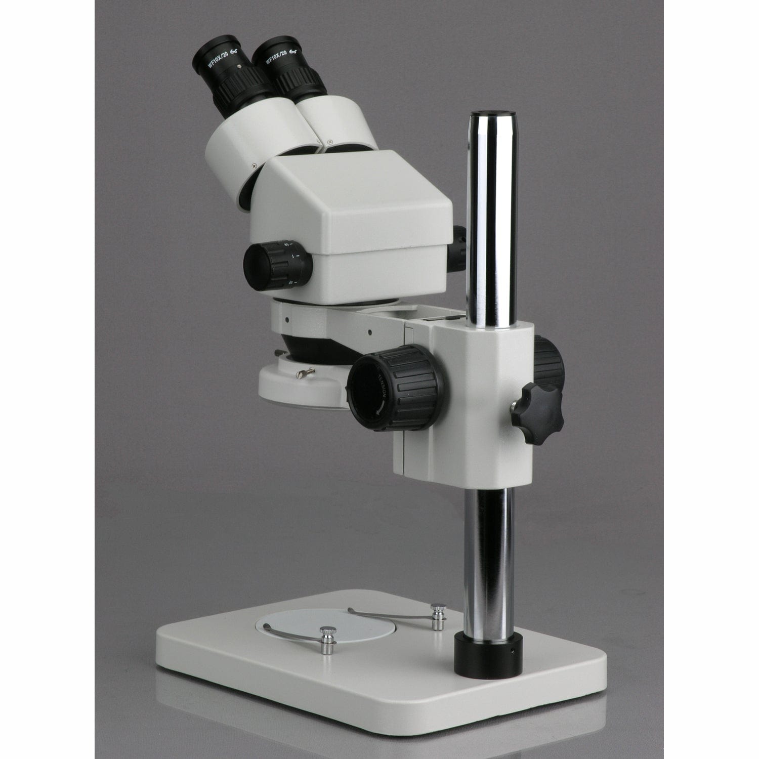 AmScope - Microscope binoculaire à zoom stéréo 7X-45X avec support