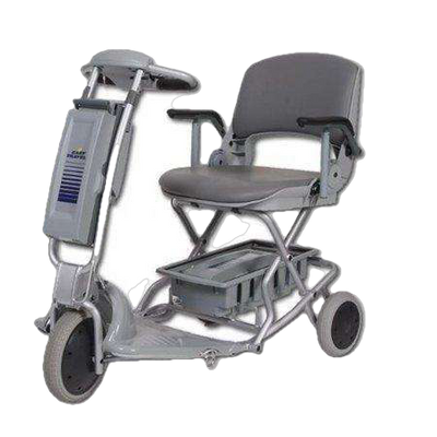 Tzora TZELITE  Elite Portable Compact Lightweight Folding Mobility Scooter Grey New