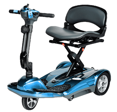 EV Rider Transport AF Automatic Folding Scooter Blue Open Box (Free upgrade to new unit)