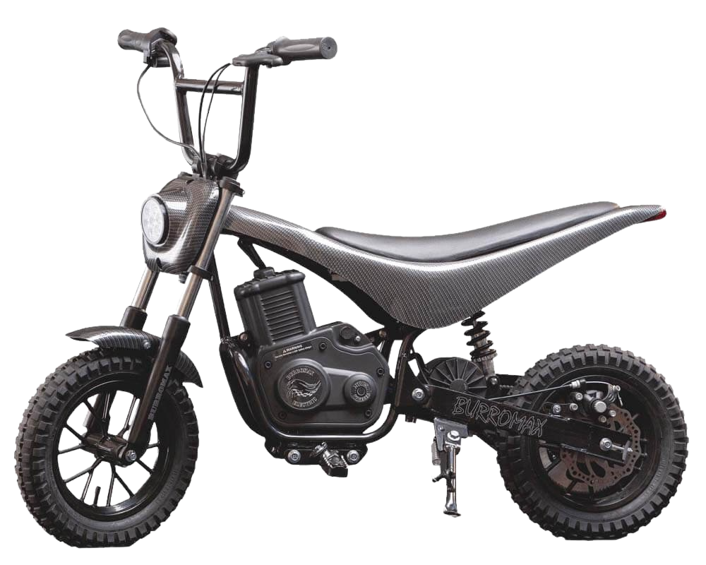 Burromax TT350R 24V 350W Kids Off Road Electric Ride On Mini Pocket Dirt Bike Black New