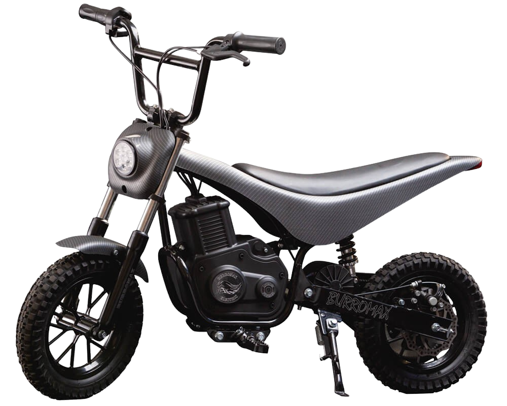 Burromax TT350R 24V 350W Kids Off Road Electric Ride On Mini Pocket Dirt Bike Matte Black New