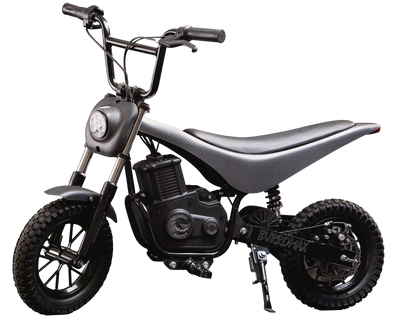 Burromax TT350R 24V 350W Kids Off Road Electric Ride On Mini Pocket Dirt Bike Matte Black New