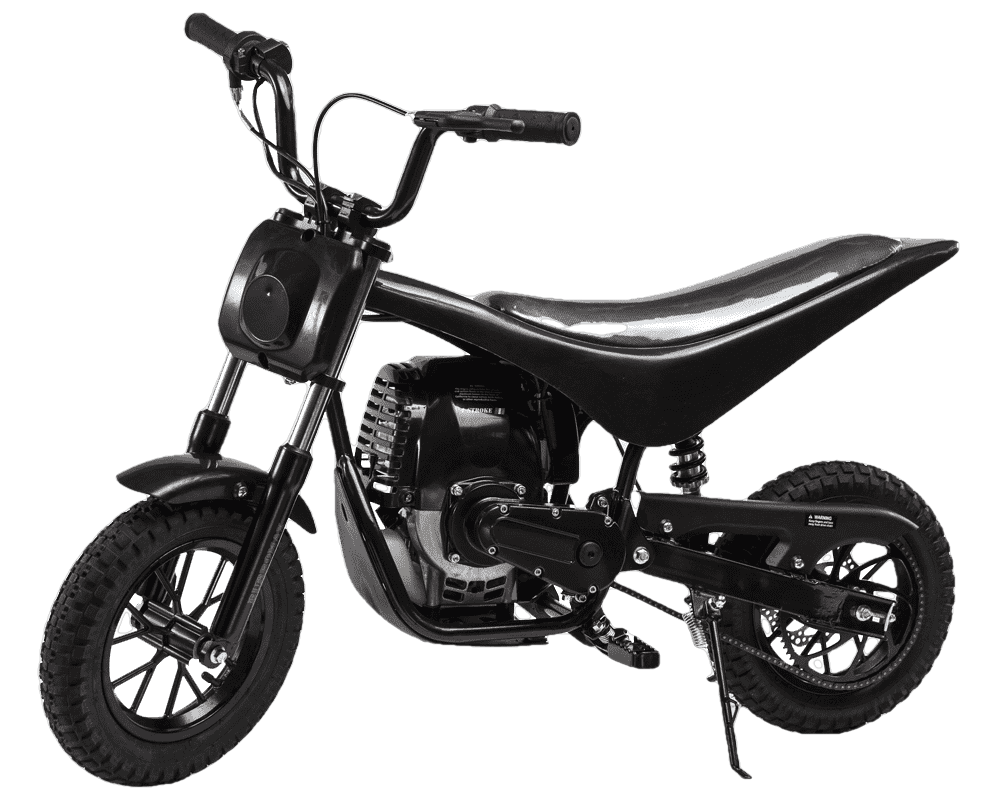 Burromax TT40 40cc 4 Stroke Engine Kids Gas Powered Offroad Racer Ride On Mini Pocket Dirt Bike Black New