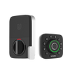 U-Tec U-BOLT-PRO-WIFI 6-in-1 Bluetooth Enabled Fingerprint and Keypad Smart Deadbolt Door Lock Black and Silver New