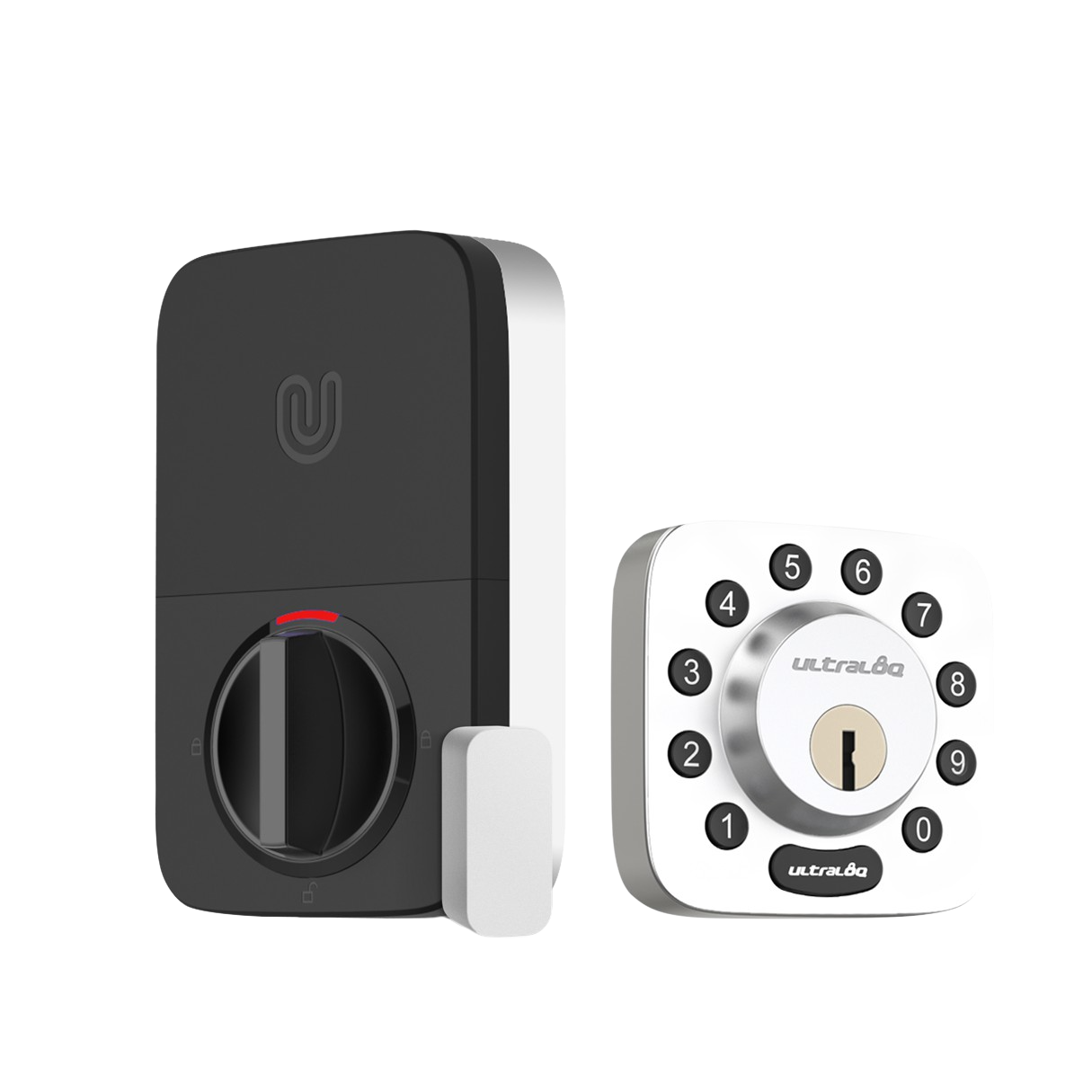 U-Tec U-BOLT-WIFI Bluetooth Enabled and Keypad Smart Deadbolt Door Lock in Satin Nickel New