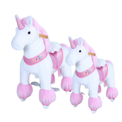 PonyCycle Vroom Rider U Series U302 Ride-On Pink Unicorn Small New