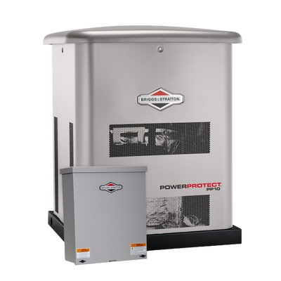 Briggs & Stratton 040685 10kW Standby Generator LP/NG w/ 100 Amp 16 Circuit Automatic Transfer Switch (Wifi) New