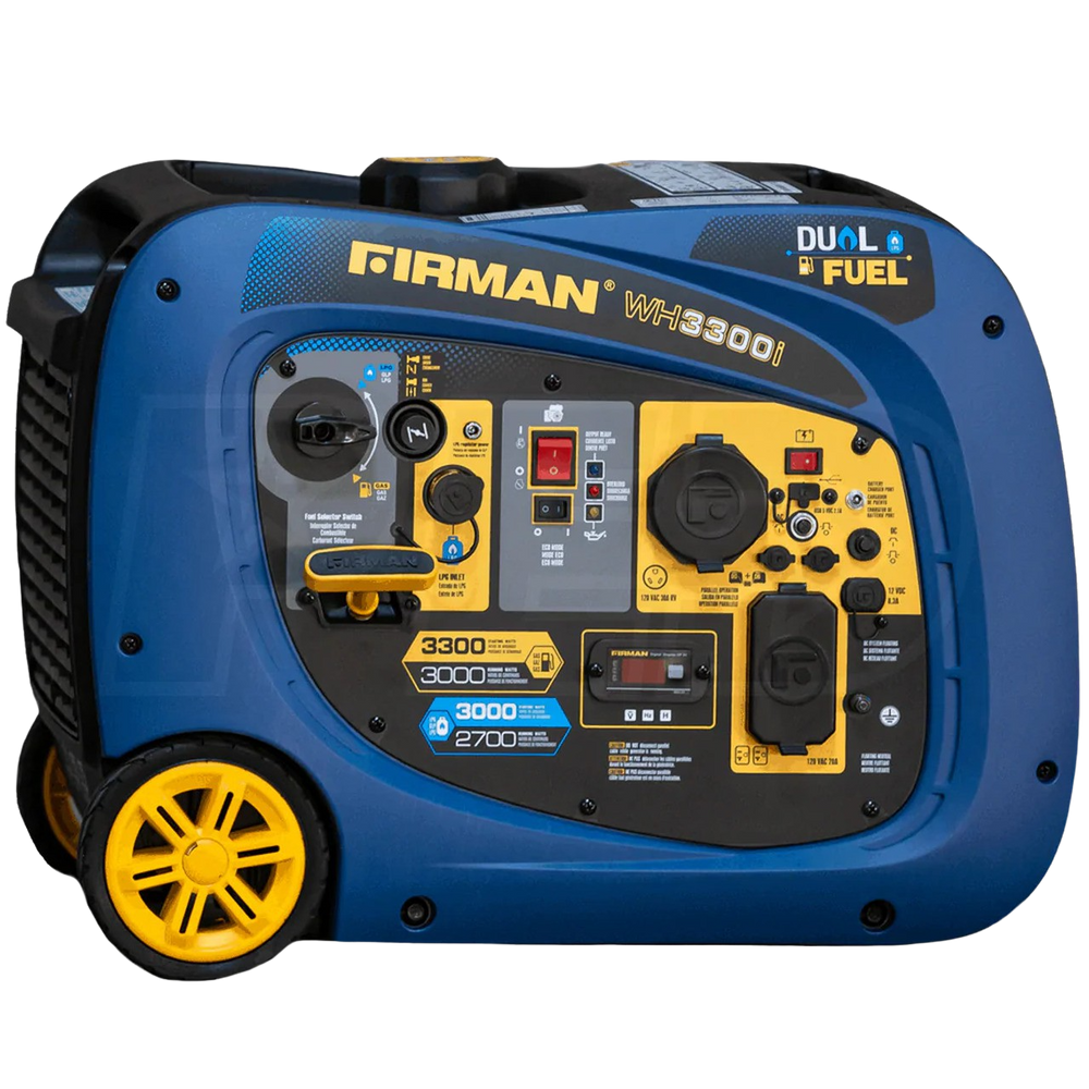 Firman WH03041 3000W/3300W 30 Amp Recoil Start Parallel Ready Dual Fuel Inverter Generator New