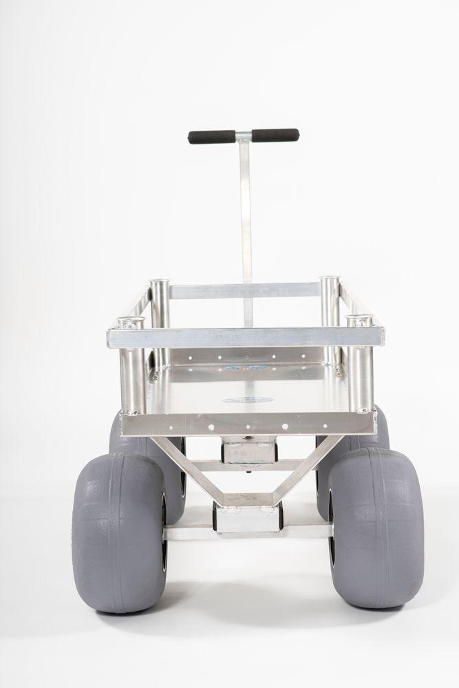 Alumacart Calypso Cruiser Rust Resistant Beach and Fishing Wagon with Rod Holders New Alumacart Calypso Cruiser Rust Resistant Beach and Fishing Wagon with Rod Holders New