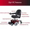 Zip’r PC 12V 320W Power Electric Wheelchair Red New